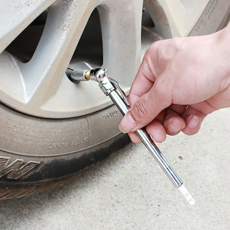 

New Portable Mini Durable Car Styling 5-50 PSI Pressure Gauge Pen Shape Emergency Use Tire/Tyre Air Pressure Test Meter