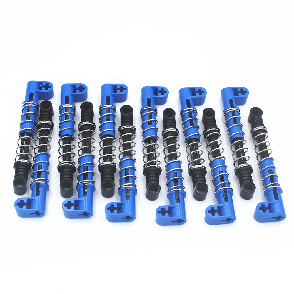 MOC Building Blocks Technical parts 12Pcs Technical Shock Absorber 9.5L (Hard Spring)  compatible with Lego for Kids Boys Toy miniature building kits