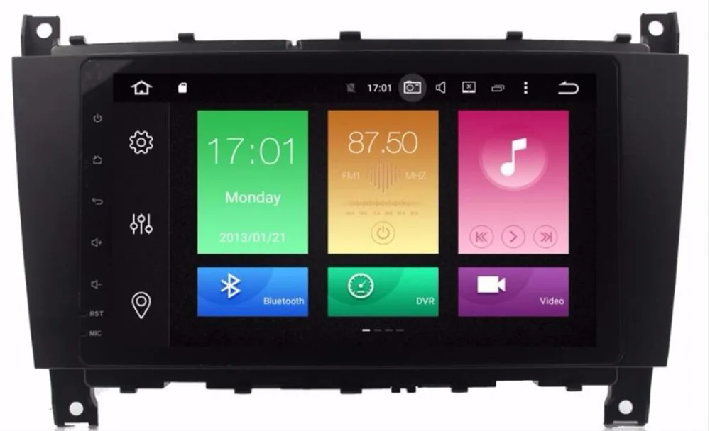 Top 9 Inch Android 8.0 Car Navigation DVD GPS Player Auto Stereo For Mercedes Benz W203 W209 Octa Core 4G RAM+32G ROM Radio DAB+Wifi 3