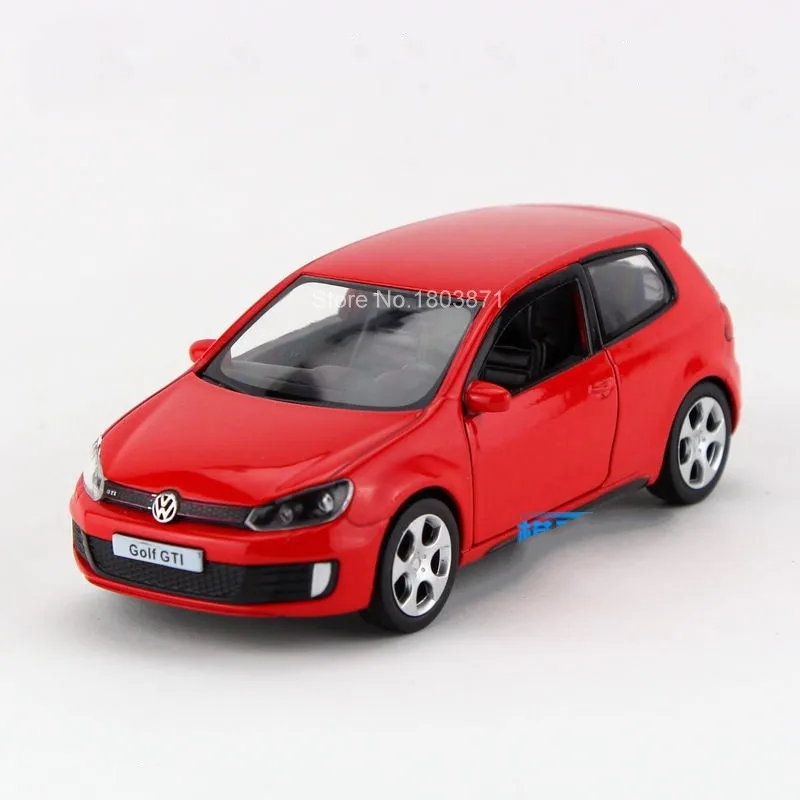 Детские Volkswagen Golf GTI Модель автомобиля 1:36 5 дюймов автомобили из литого металла игрушка отступить подарок для детей