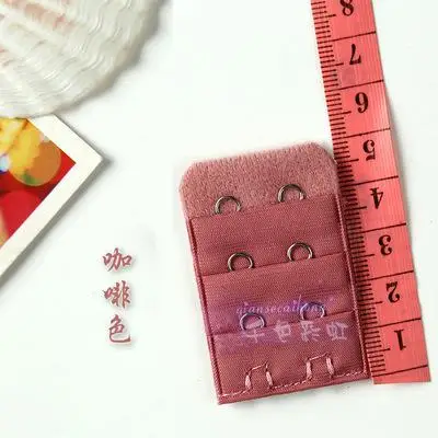 Удлинитель из нержавеющей стали для бюстгальтера, 2 ряда, 3 крючка, растяжка для бюстгальтера, эластичная регулируемая застежка, ремень для бюстгальтера, аксессуары для женских бюстгальтеров, 20 шт - Цвет: 17