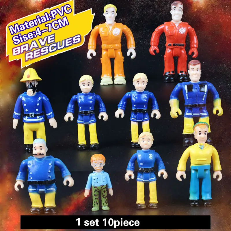 

Fireman Sam Cartoon anime character collection figures toy gift