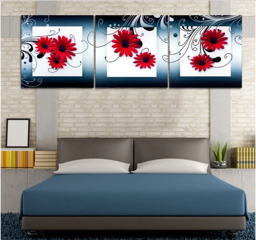 3 Pieces Decorative Paintings Wall Art Print Picture Canvas Painting