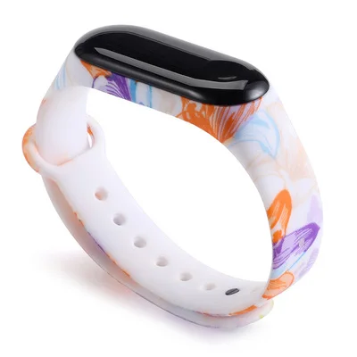5 VSKEY 10 шт. для Xiaomi Mi Band 4 силиконовый браслет ремешок Смарт ремешок для Xiaomi Mi Band 3 - Цвет: 5