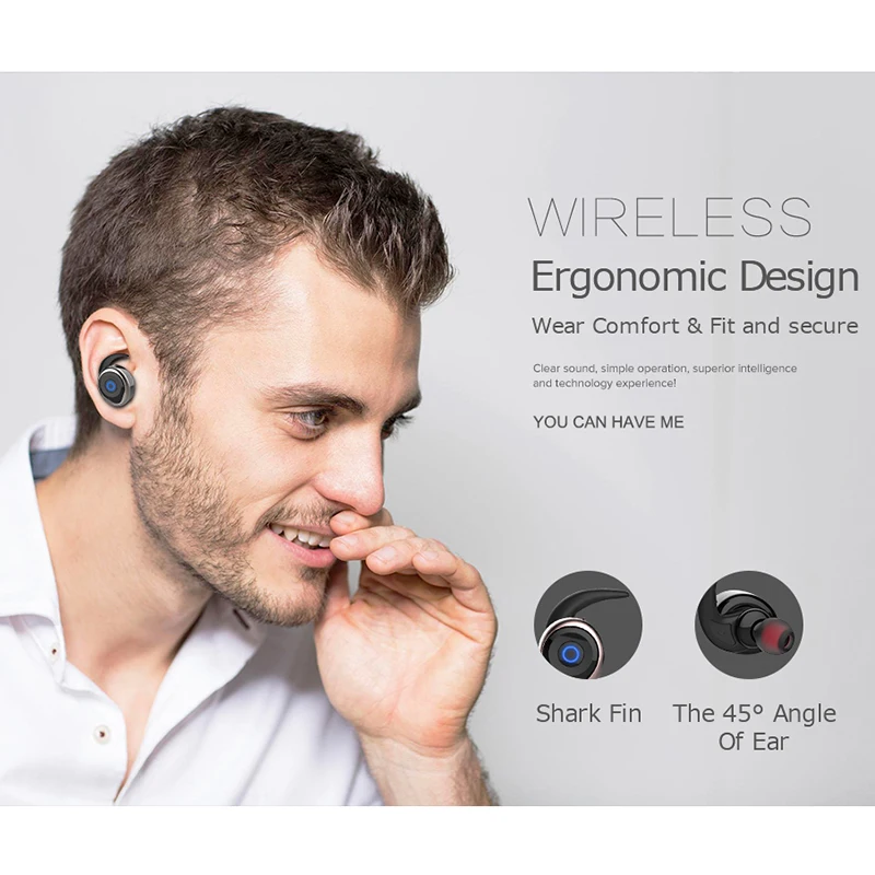 AWEI T1 TWS беспроводные Bluetooth наушники 3D стерео звук водонепроницаемые спортивные