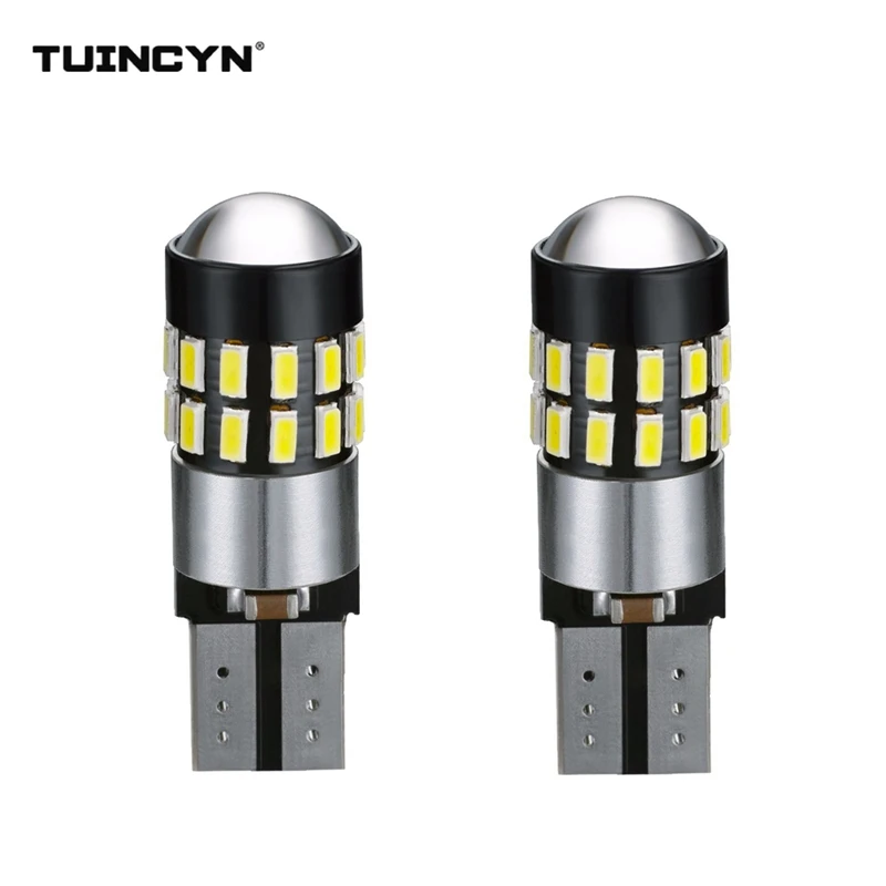 

TUINCYN LED Light Bulbs 2.7W T10 W5W CanBus Erro Free 3014 30SMD Super Bright DC 12V Interior Map Dome License Side Marker Light