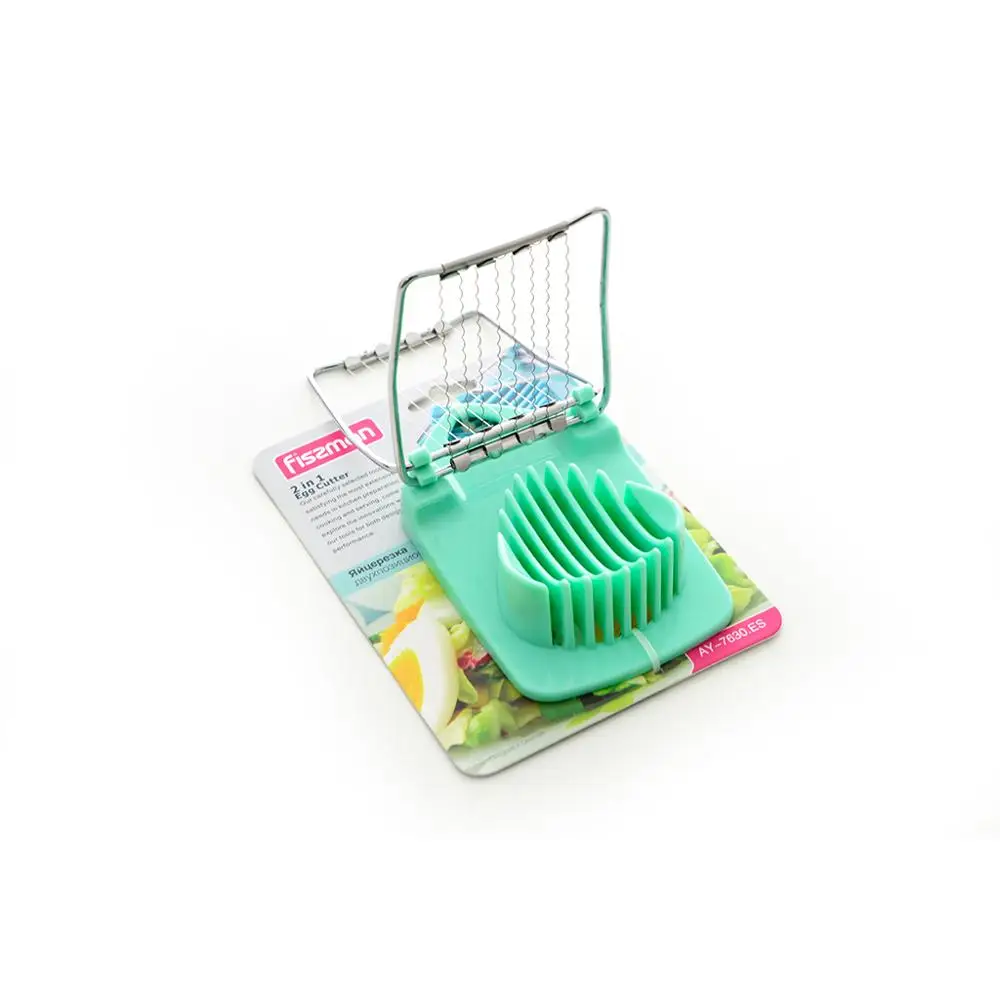 

FISSMA 2in1 Egg Cutter-Cheeses Strawberry Mushroom Egg Slicer Flower Edge Mold