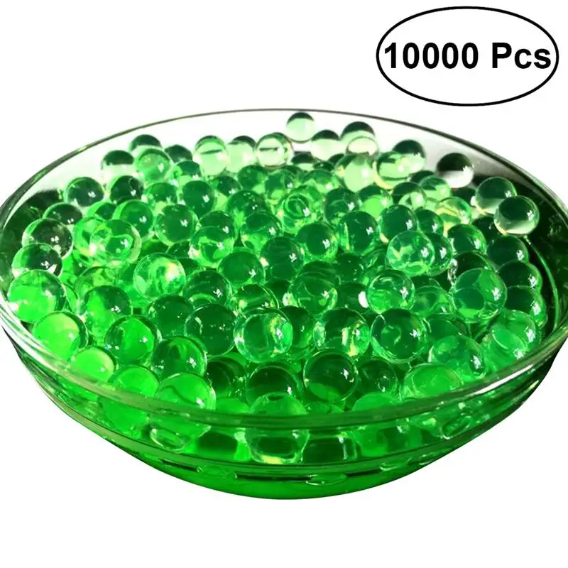 10000pcs 2.5 3MM Water Beads Crystal Mud Crystal Water Gel Beads Soil