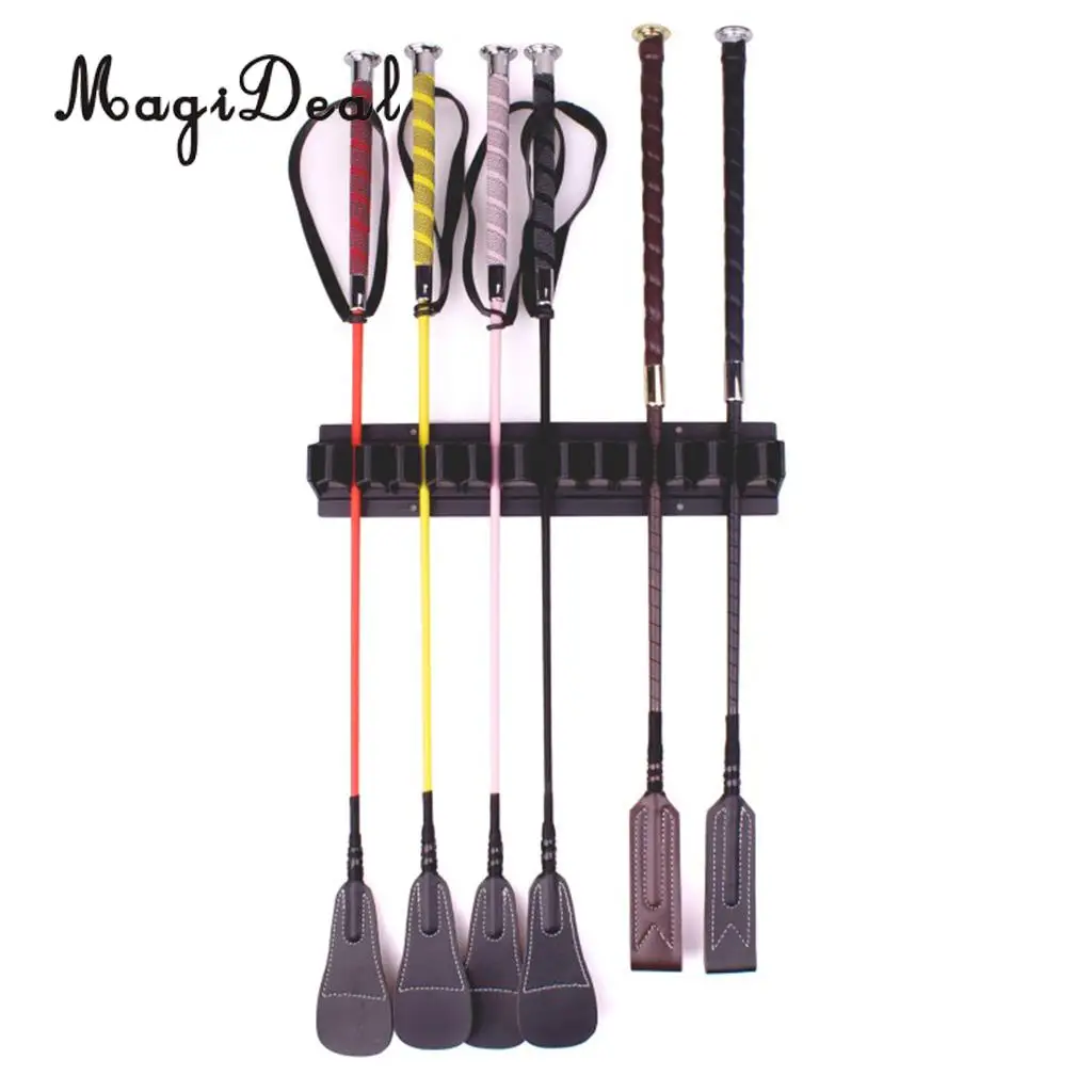 MagiDeal Horse Stables Whip Rack Bracket Hanger Holder Tack Room Equipment Storage Whip Rack Camping Hiking Outdoor Tools