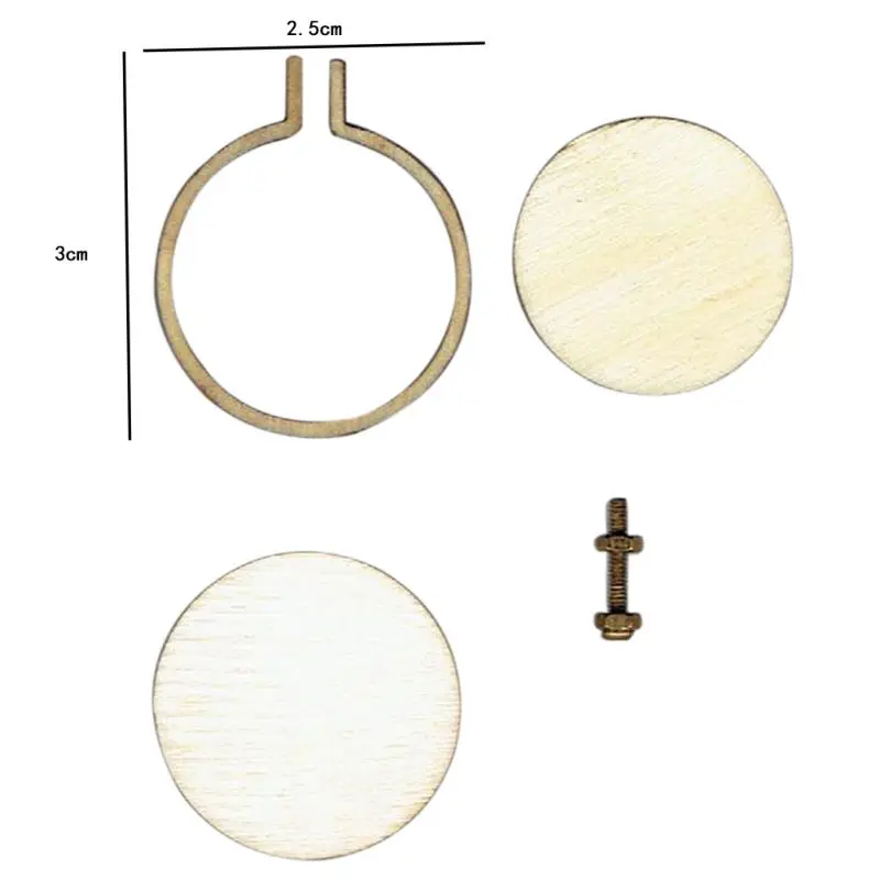 Деревянный Мини DIY вышивки крестом кольца кольцо вышивка круг швейный набор рамка Ремесло