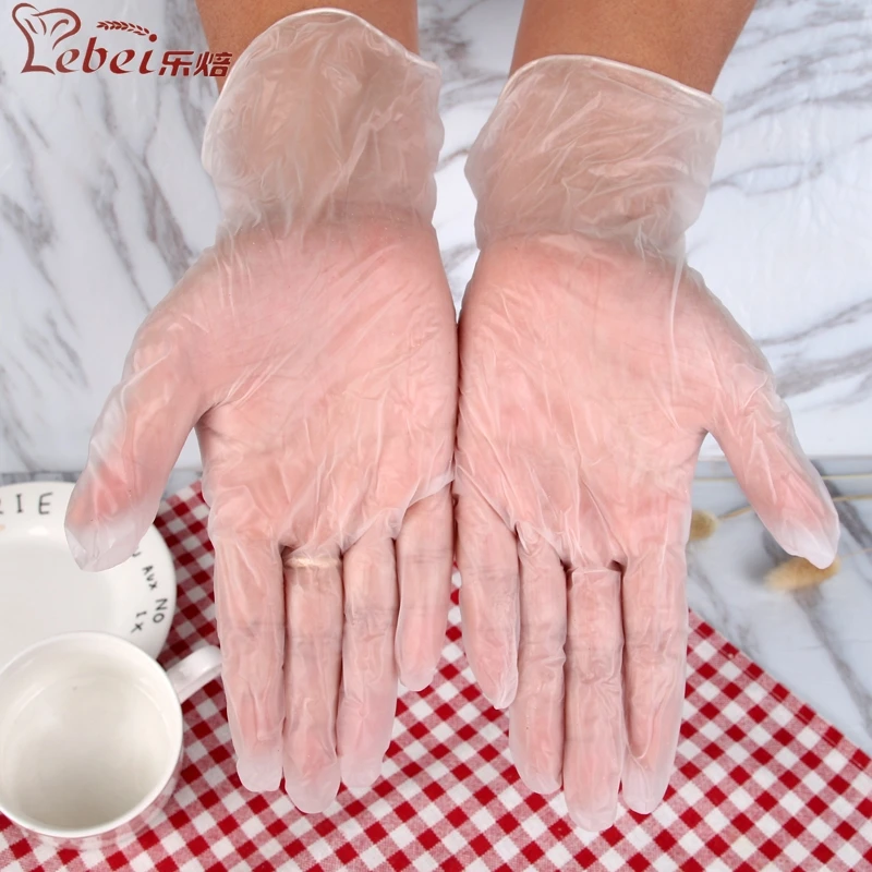 50pcs/lot LeBei Multifunction Thin Late Disposable Gloves Waterproof