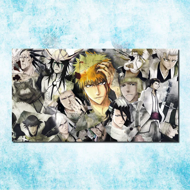 Bleach Ичиго Куросаки полые маски Искусство Шелковый cnvas плакат 13x24 24x43 inch Janpan Аниме