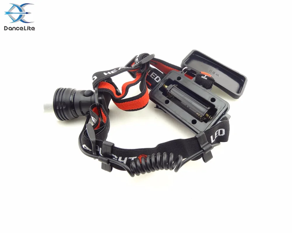 Dancelite DHA8 2000Lm XM-L T6 3 режима Светодиодная лампа Водонепроницаемая фара(1x18650/3xaaa
