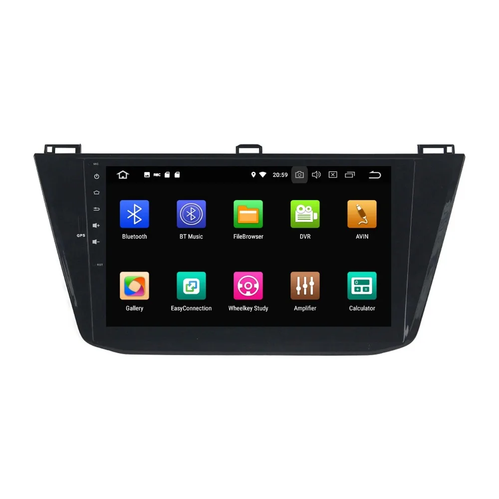 Clearance 4GB+32GB Octa Core 10.1" Android 8.0 Car Radio DVD Player for VW Volkswagen Tiguan 2016 GPS Bluetooth WIFI USB DVR Mirror-link 4