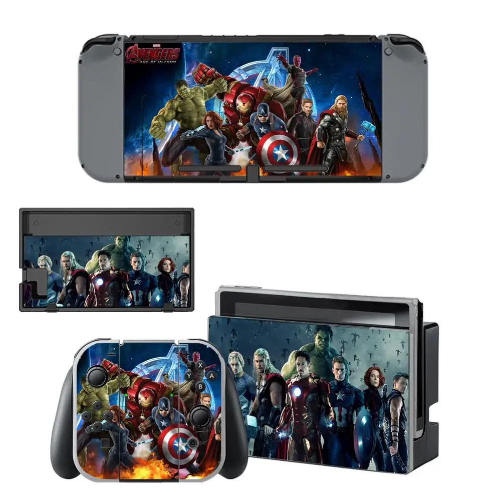 

Nintendoswitch Stickers Vinyl Decal Nintend Switch Skin Sticker Vinilo Switch Adesivo Pegatinas Cover Design For NS The Avenger