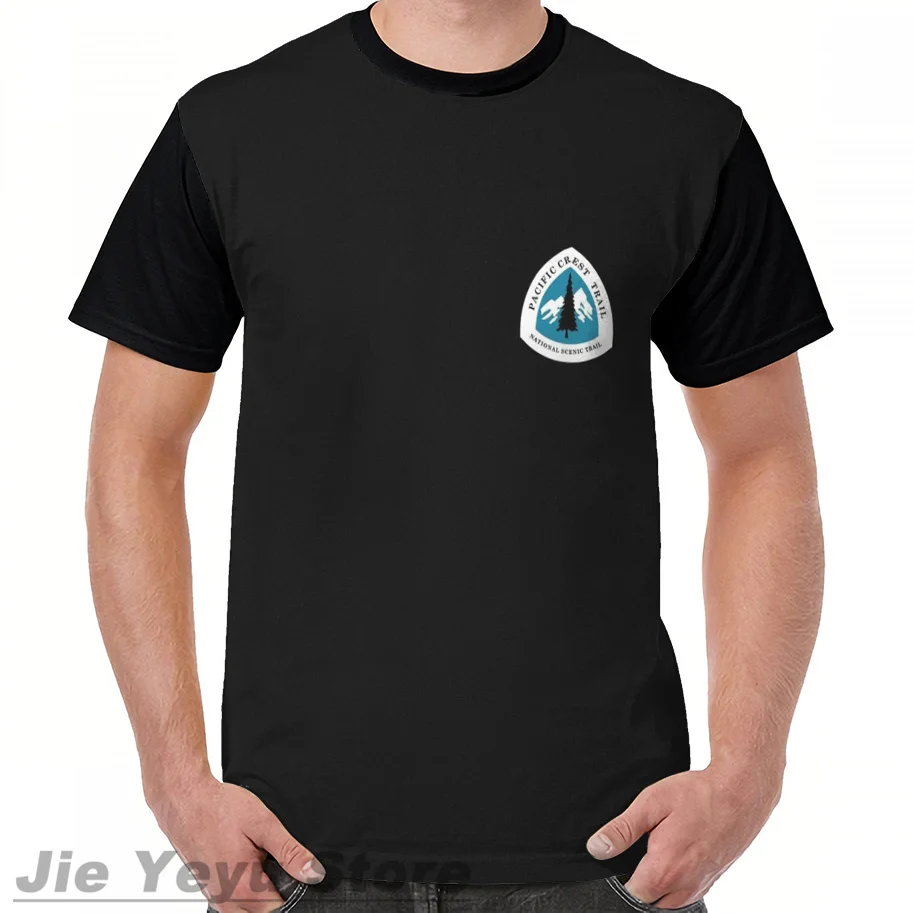 

Pacific Crest National Scenic Trail Sign, USA T Shirt men Summer Casual women T-shirts funny print O-neck Short Sleeve tshirts