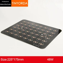 4 шт./лот DIY свет алюминиевая печатная плата машинка для стрижки 48 Вт алюминиевый PCB монтажная плата 48*1 Вт 2 Вт 3 Вт светодиодный фонарь печатной платы