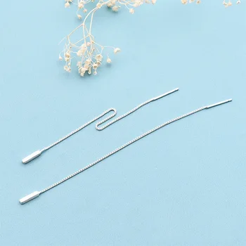 

Fashion Style Long Silver Color Earrings for Women Brincos Pendientes Wedding Jewelry