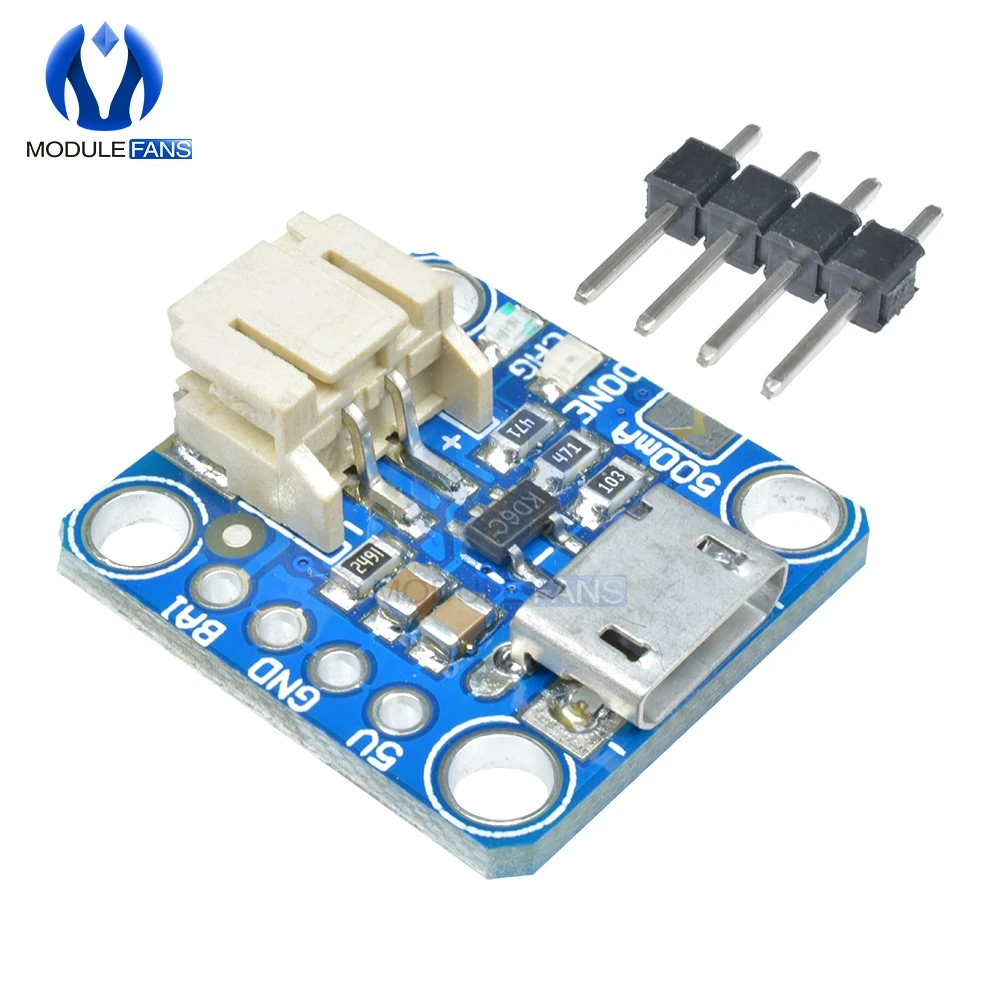 Зарядное устройство Micro Lipo B USB зарядная плата модуль литий ионный для LiPo V1 Sensor