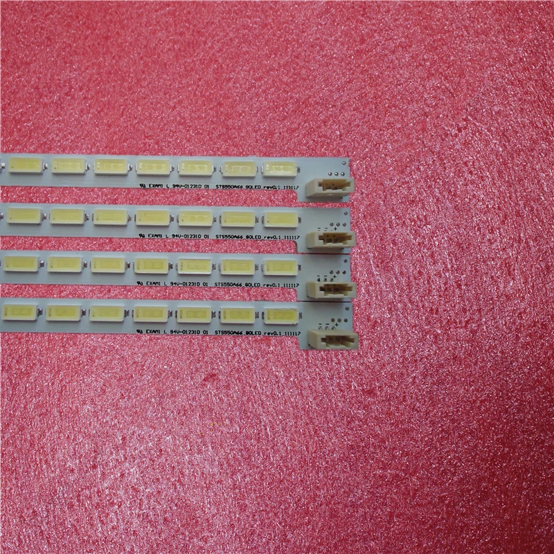 Новинка 10 шт./лот 80LED 676 мм Светодиодная лента для LJ64 03515A LED55X5000DE LTA550HQ22 550HQ20