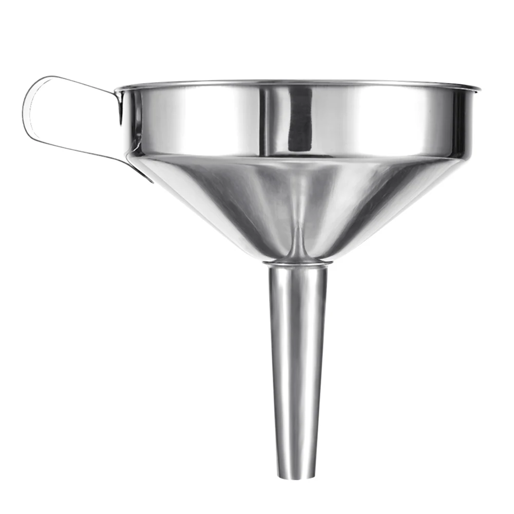 

Large Kitchen Oil Honey Funnel Stainless Steel with Detachable Strainer/Filter for Perfume Liquid Food Tools