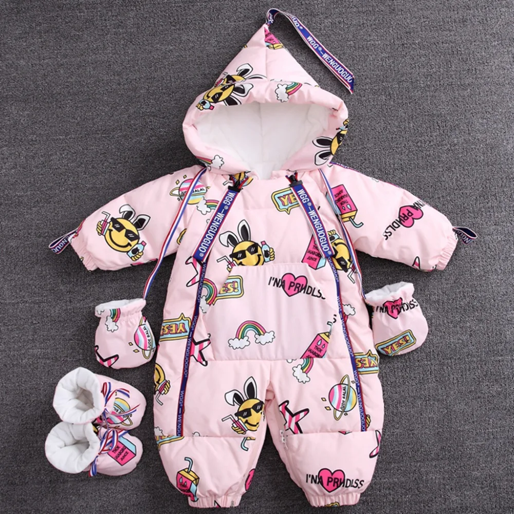 

toddler girl clothing warm casual jumpsuit russian winter children newborn baby romper kids coats boys jackets snowsuit infant