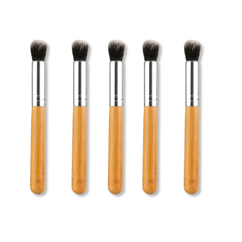 

5PCS Makeup Brushes Bamboo Handle Powder Nasal shadow brush Professional Makeup Tools