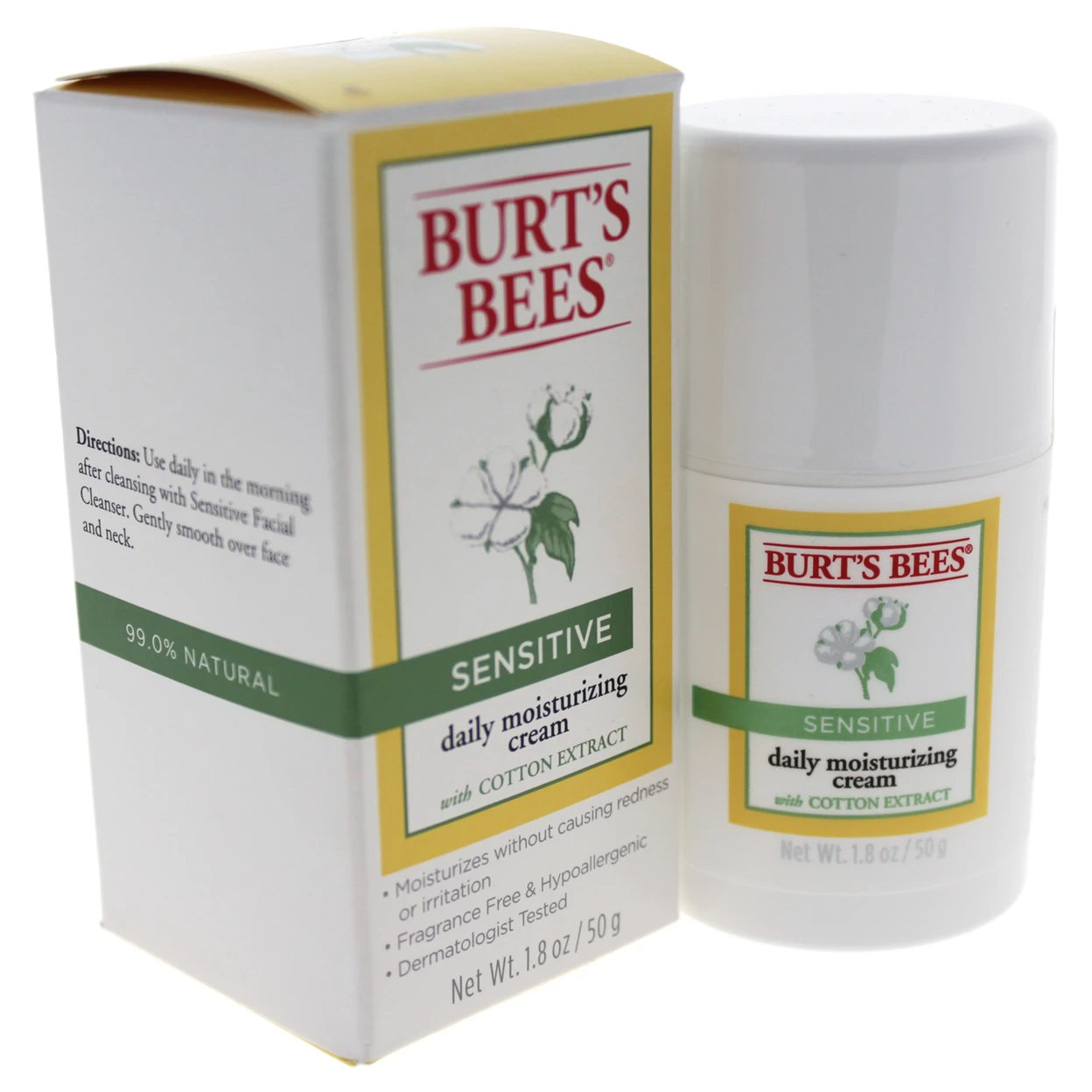 Sensitive Daily Moisturizing Cream by Burt's Bees for Unisex - 1.8 oz Cream