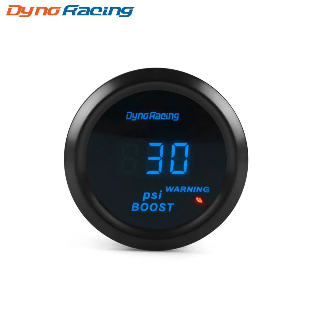 Dynoracing 2 &quot52 мм турбонаддув датчик-14 ~ 30PSI Синий цифровой светодиодный датчик BX101461 |