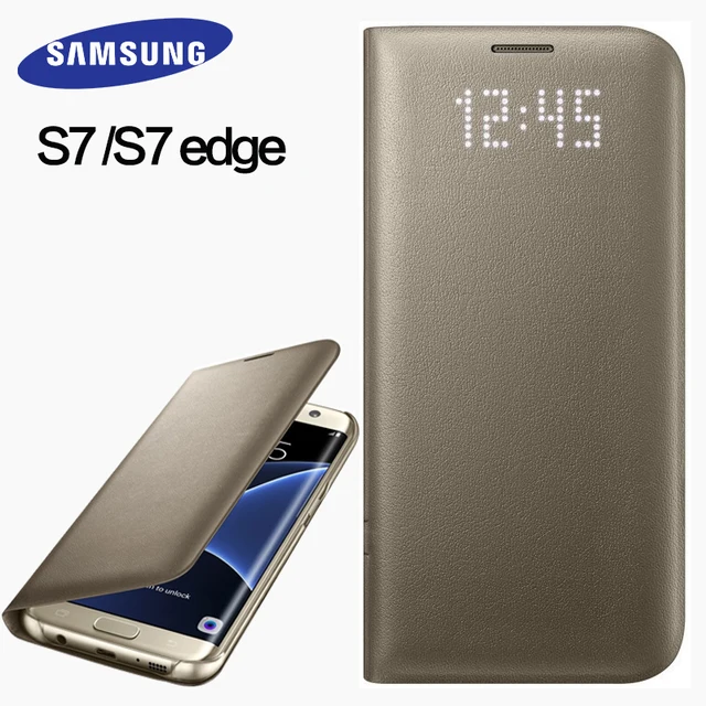 custodia pelle s7 edge samsung led custodia pelle s7 edge samsung led