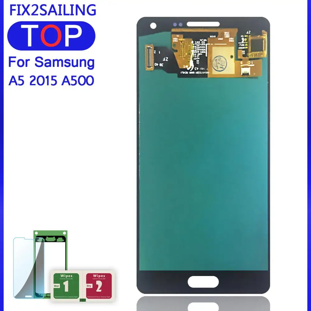 ЖК дисплеи для Samsung Galaxy A5 2015 A500 A500F A500FU A500H A500M Super AMOLED дисплей сенсорный экран
