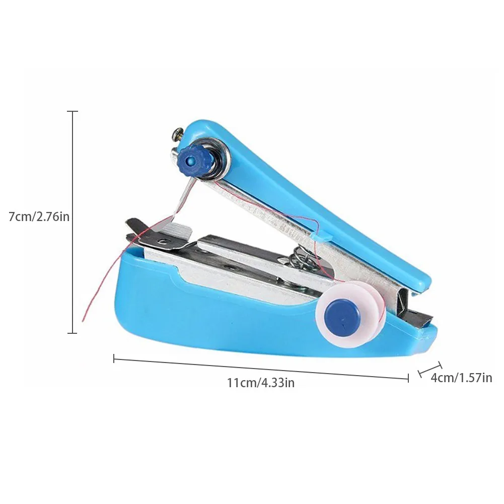 Портативный мини руководство швейная машина бытовой компактная швейная машина для подшить брюки поврежденных Сумка Одежда быстрого ремонта шитья 1 шт. j2