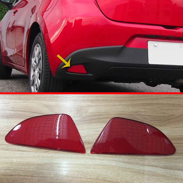 

ABS Chrome Rear Fog Light Cover Reflector For Mazda 2 Demio DJ DL 2015 2016 2017 Car Accessories Stickers W4