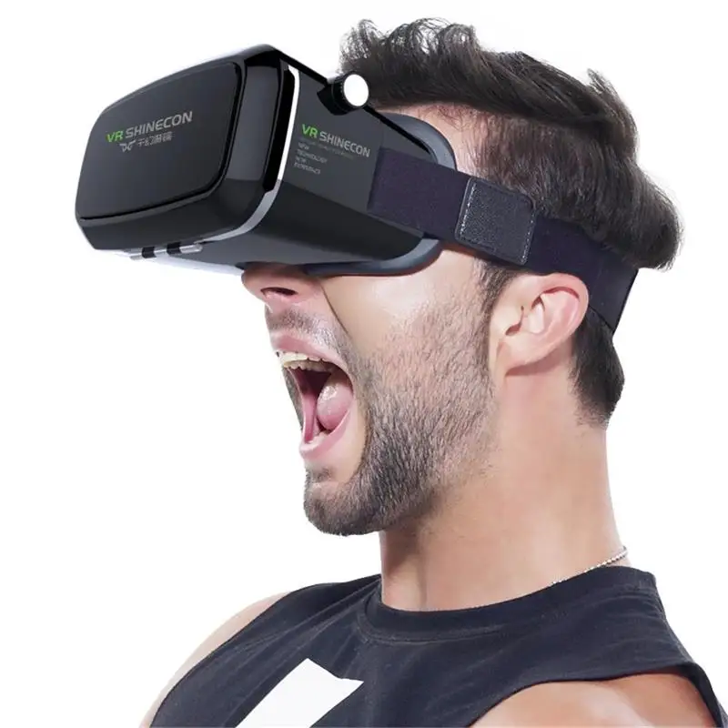 2018 Original Shinecon VR Pro Virtual Reality 3D Glasses Headset VR