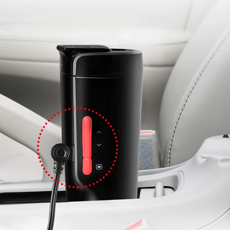350 Ml Car Electric Heating Cup Car Heating Cup Water Kettle 12V