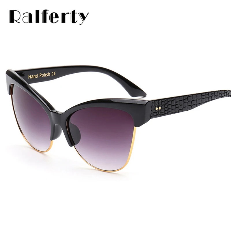 

Ralferty Luxury Cat Eye Sunglasses Women Vintage Retro Sunglass UV400 Eyewear Camouflage Sun Glasses Lunette De Soleil 97094