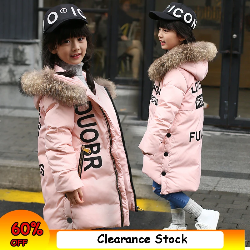 Fur Hooded Girls Winter Coats And Jackets Outwear Warm Long Down Jacket Kids Girls Clothes Children Parkas Baby Girls Clothing Fur Hooded Girls Winter Coats And Jackets Outwear Warm Long Down Jacket Kids Girls Clothes Children Parkas Baby Girls Clothing