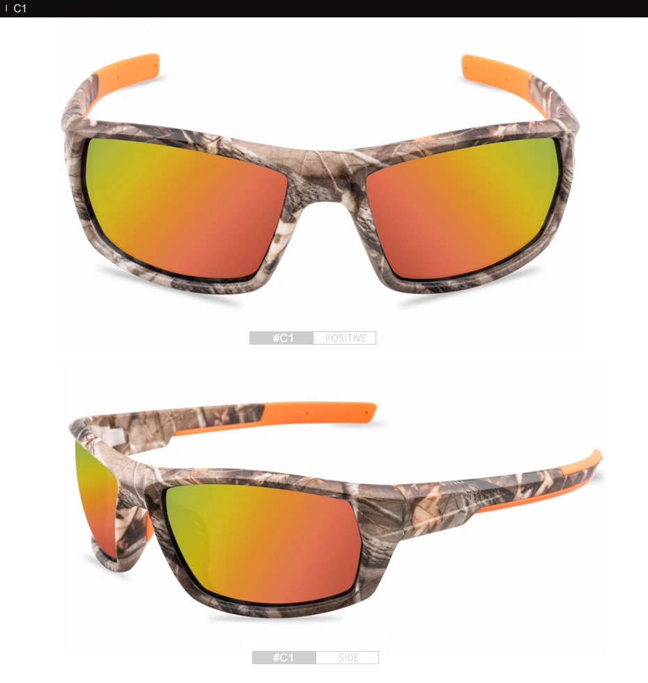 Camouflage Style Polarized Sunglasses