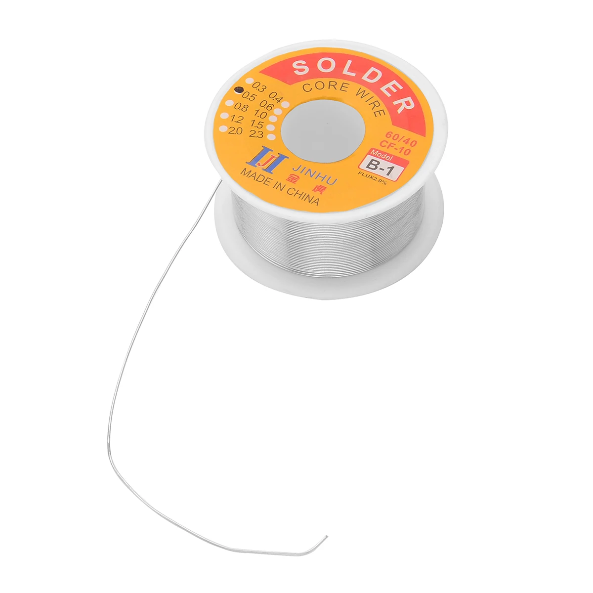 1pc 0.5mm Soldering Wire 60/40 100g Rosin Core Welding Tin Lead Solder Iron Wire Reel Roll 2% Flux