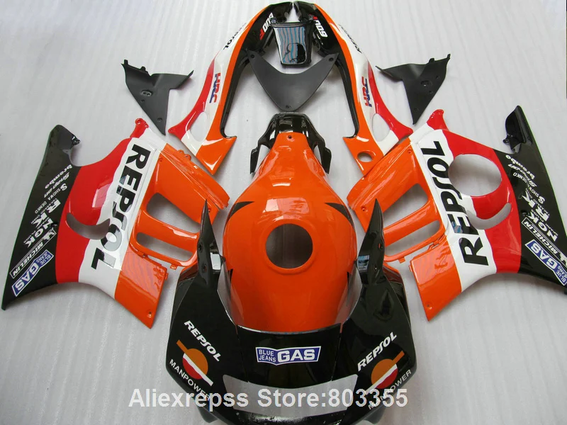Стильные комплекты обтекателей для Honda CBR 600 f3 1995 / 1996 cbr ( repsol Orange) комплект 95 96