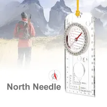 Компас Портативный направление Охота весы из АБС-пластика прозрачная DC40 навигации циферблат линейка для карты изысканный открытый кемпинг