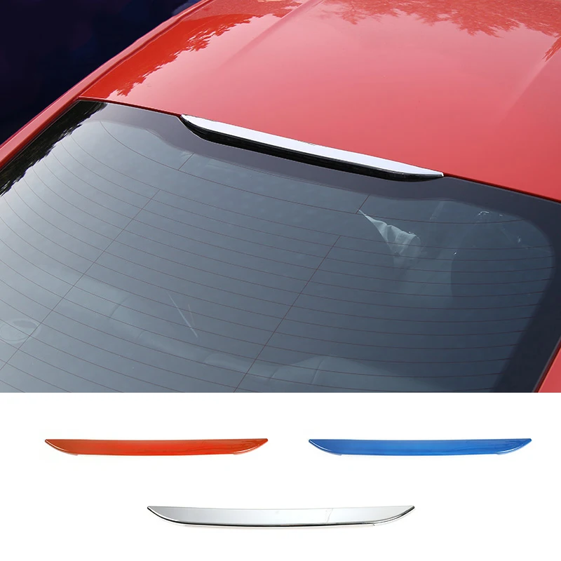 

SHINEKA Car Accessories Brake Light Cover Stop Lamp Light Decorative Trim Cover for Ford Mustang 2015-2016