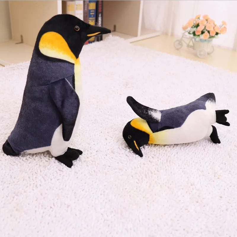 High Quality Cute Penguin Plush Toy Real Life Stuffed Dolls Best Gift