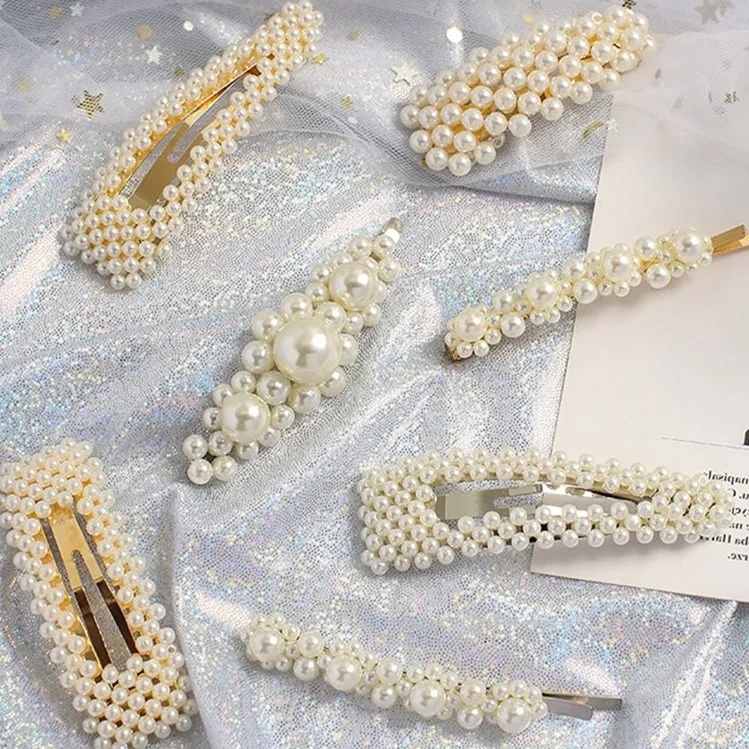 

Lovely Pearl Wedding Hair Jewelry Charm Bridal Hair Combs Women Party Hairpins Wedding Hair Accessories Jewelry