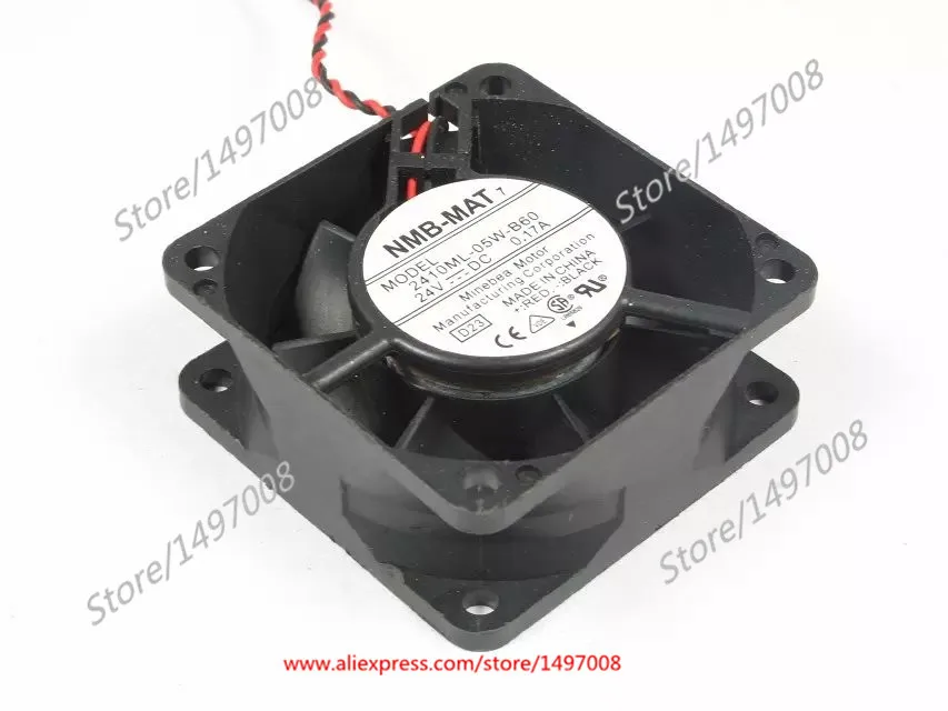 NMB MAT 2410ML 05W B60 D23 Вентилятор охлаждения сервера DC 24 В 0 17 а 60x60x25 мм|fan dc|square fandc 24v fan |