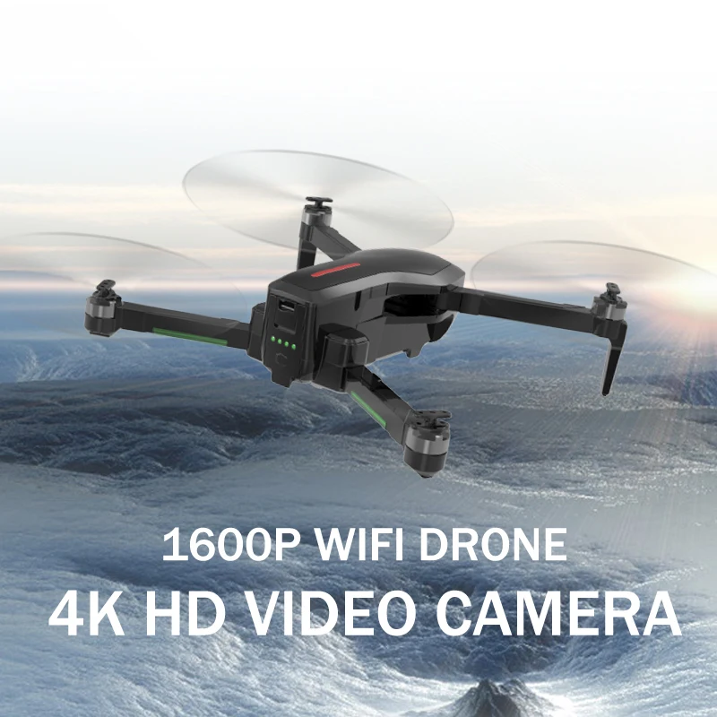 

[Brushless Motor] Selfie Drone Quadcopter with HD Camera 4K WIFI FPV GPS Follow Me Professional RC Helicopter VS SG900 CG033 F11