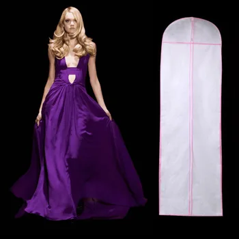 

Wedding Dress Gown Dustproof Cover Bridal Garment Storage Bag Long Clothes Protector Case Evening Dresses Organizer AI88