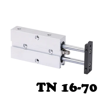 

Free shipping TN16-70 Two-axis double bar cylinder cylinder TN 16mm Bore 70mm Stroke Double Shaft Rod Pneumatic Air Cylinder
