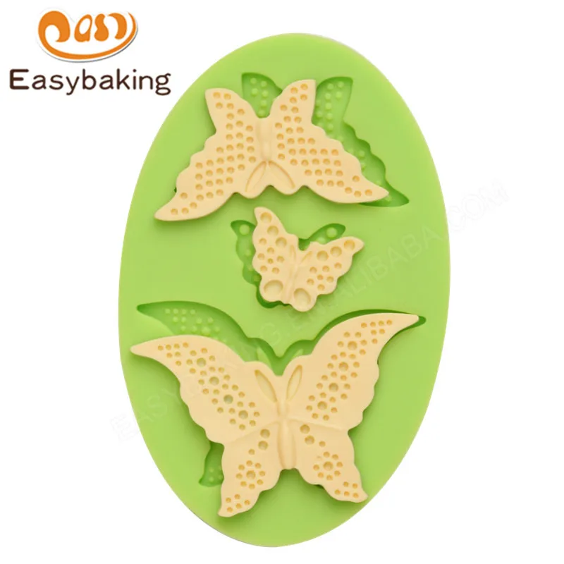ES-0203 Lace Butterflies Silicone Molds Fondant Mould for cake decorating
