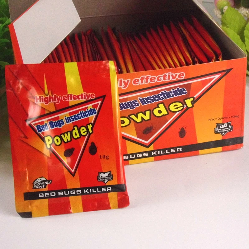 

Wholesale 80Pcs/lot Powerful Effective Bed Bugs Killer Bait Powder to Kill BedbugsPest Control idea for Home HH16282